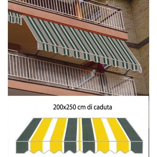 Tenda sole caduta - a, gialla